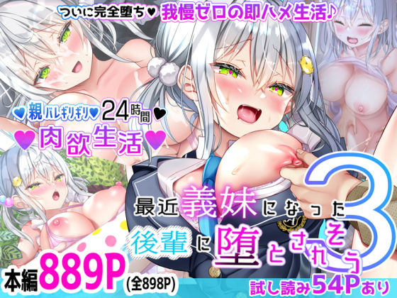 【FANZA同人raw】最近義妹になった後輩に堕とされそう3｜d_428792