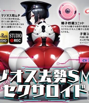 【FANZA同人raw】マゾオス去勢SM嬢セクサロイド 〜マスターがしっかり服従を誓えるように実力行使します〜【KU100】｜d_450243