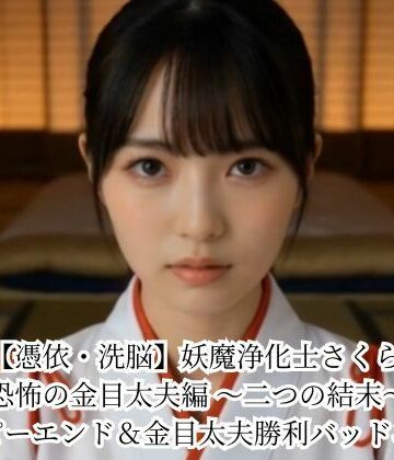 【FANZA同人raw】【憑依・洗脳】妖魔浄化士さくら 恐怖の金目太夫編 〜二つの結末〜 ハッピーエンド＆金目太夫勝利バッドエンド｜d_779716