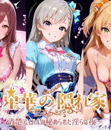 【FANZA同人raw】星華の隠れ家 〜清楚アイドルの秘められた淫らな夜〜久●楓 城●崎莉嘉 大●甘奈編｜d_780307