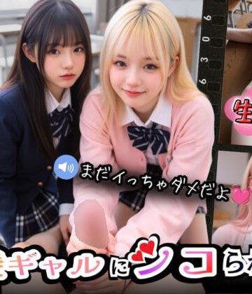 【FANZA同人raw】【実写系Hゲーム】好きな娘の前で金髪ギャルにシコられる！射精限界おち●ぽ焦らし我慢｜d_789236