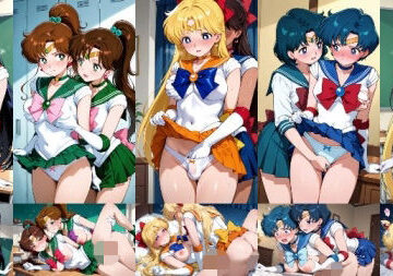 【FANZA同人raw】セーラー戦士が悪の美少女戦士にふたなり乱暴される（おまけCG付き）｜d_794083