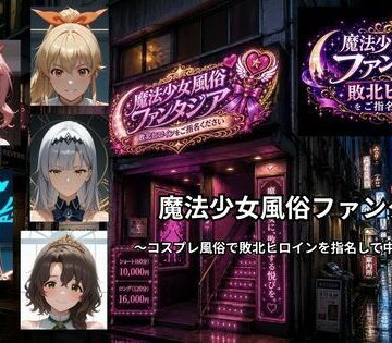 【FANZA同人raw】魔法少女風俗ファンタジア 〜コスプレ風俗で敗北ヒロインを指名して中出しするまで〜｜d_798371