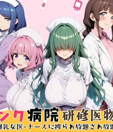 【FANZA同人raw】ピンク病院研修医物語〜爆乳女医とナースに搾られ放題され放題〜｜d_799569