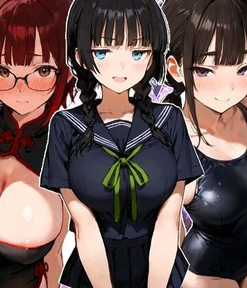 【FANZA同人raw】陰キャ女子ばかりの図書委員会でエロ本を見ながらコスプレセックスした話｜d_800667