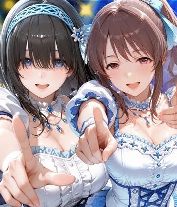 【FANZA同人raw】昼は清純アイドル夜は生オナホ生活 鷺●文香＆三●美優｜d_820349