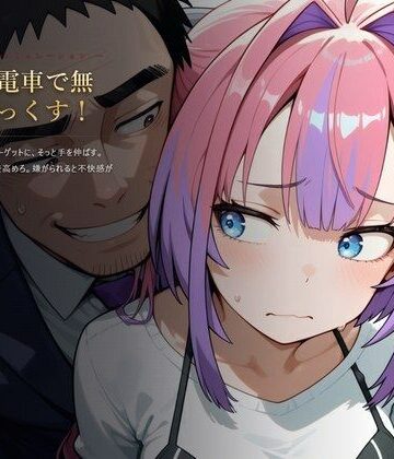 【FANZA同人raw】もっと電車で無理やりっくす！【ホ●ラ●ブ 痴〇お触りSLG】｜d_820802