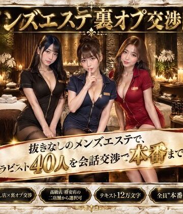 【FANZA同人raw】メンズエステ裏オプ交渉師〜抜きなしの店で、セラピスト40人を本番まで落とす〜｜d_822120