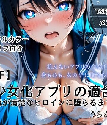 【FANZA同人raw】【TSF】美少女化アプリの適合者〜俺が清楚なヒロインに堕ちるまで〜｜d_824453