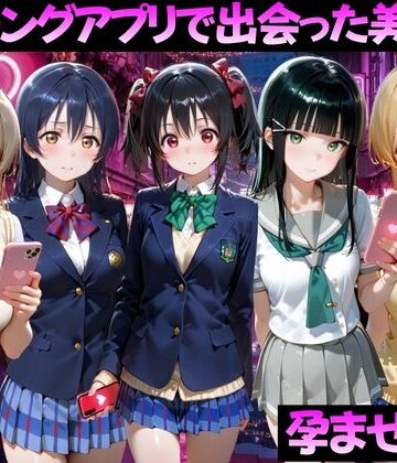 【FANZA同人raw】マッチングアプリで出会った美女を孕ませた話 ラ●ライブ！編｜d_827051