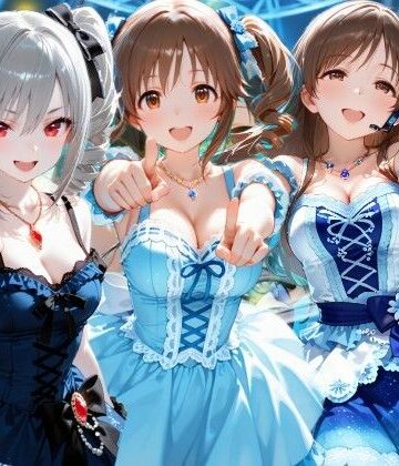 【FANZA同人raw】昼はアイドル夜は生オナホ生活 十●愛梨＆新●美波＆神● 蘭子｜d_833196
