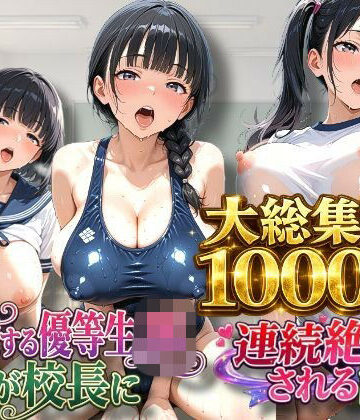【FANZA同人raw】【総集編】【3作品収録】【1000枚収録】〜挑発する優等生JKが校長に連続絶頂される話 総集編 vol.1〜｜d_833313