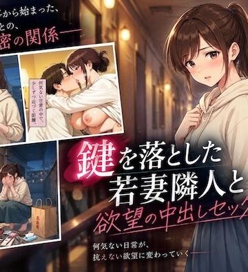 【FANZA同人raw】鍵を落とした若妻隣人と欲望の中出しセックス崩し｜d_834460